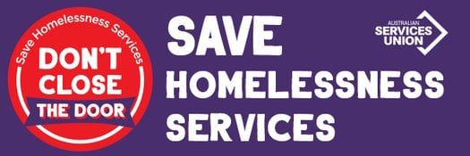 image of Don't Close the Door: Save Homelessness Services